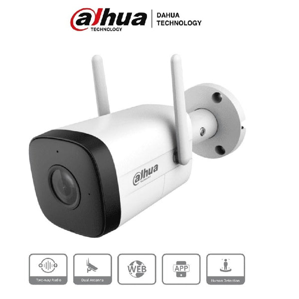 Camara Dahua Ip Bala Wifi 2 Mp, Mic Bi, Ip67 (Dh-Ipc-Hfw1230dt-Stw)