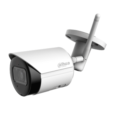 Camara Dahua Ip Bullet Wifi De 4 Mp, Metal, Dwdr(Dh-Ipc-Hfw1430ds-Saw)