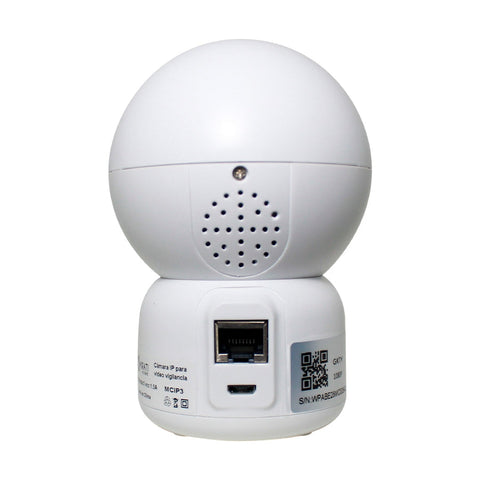 Cámara de vigilancia mcip3 mirati home. Resolución 1080p, lente de 3.6mm, ranura micro sd, uso interior