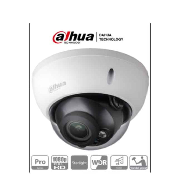 Camara Domo Dahua Hdcvi 1080p 2.7 A 13.5mm Ir 30 Metros Ip67 ( Dh-Hac-Hdbw2241rn-Z-27135)