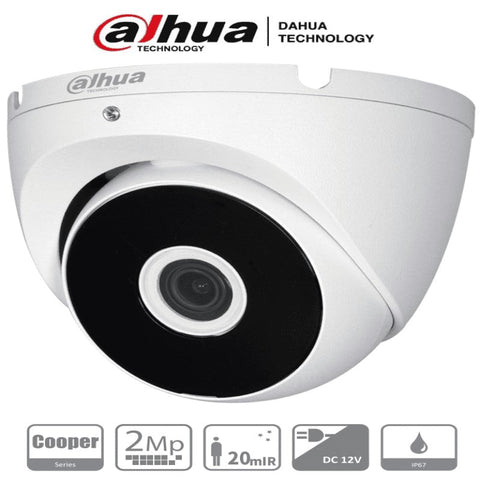 Camara Domo De 2Mp/2.88 Mm/ 100 Grados/Ir 20 Metros (Dh-Hac-T2A21N)
