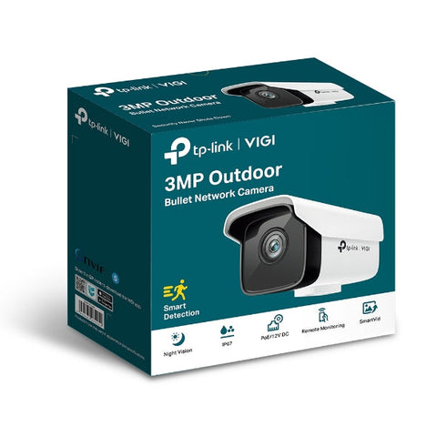 Cámara Tipo Bala 6Mm Ip De 3Mp Exterior (Vigi C300Hp-6) Tp-Link
