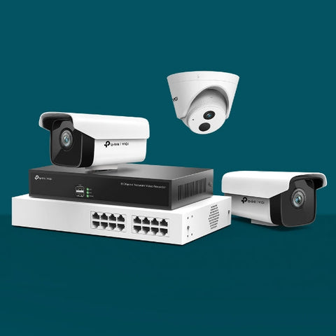 Cámara Tp-Link Tipo Domo Turret 4Mm Ip De 3Mp (Vigi C400Hp-4)