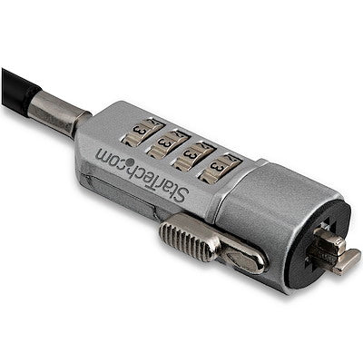 Candado De Seguridad Para Laptop Seguro Con Combinacion De 4 Digitos Para Computadora Laptop Con Cable Recubierto De Vinilo De 1.8 Metros - Startech.Com Modelo Ltlock