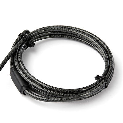 Candado de seguridad universal 3 en 1 - seguro para laptop con ranura k-slot, nano o wedge - cable de 2m antirrobo en acero con llave - startech.com mod. Ltulockkey