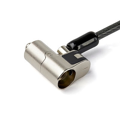 Candado de seguridad universal 3 en 1 - seguro para laptop con ranura k-slot, nano o wedge - cable de 2m antirrobo en acero con llave - startech.com mod. Ltulockkey