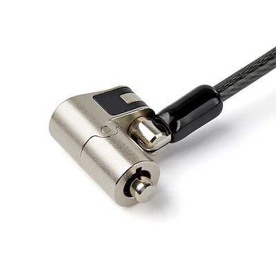 Candado de seguridad universal 3 en 1 - seguro para laptop con ranura k-slot, nano o wedge - cable de 2m antirrobo en acero con llave - startech.com mod. Ltulockkey