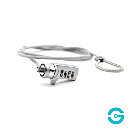 Candado Getttech Ql-001 Para Laptop De Combinacion T Kensington 1.2mts