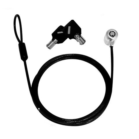 Candado Laptop Techzone Tzckl01-Bulk Con Llave Tipo T-Bar 4mm