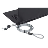 Candado Manhattan Laptop Wedge N17 Llave 2 Metros Negro 440295