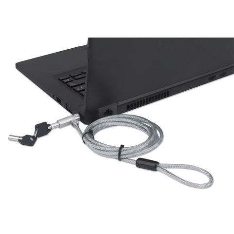 Candado Manhattan Laptop Wedge N17 Llave 2 Metros Negro 440295