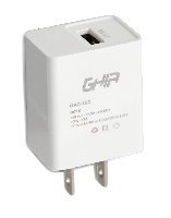 Cargador De Pared Ghia Con 1 Salida Usb 3.0 Carga Rapida Quick Charge