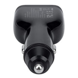 Cargador Manhattan Usb Para Auto 2 Puertos Usb-C Pd, Usb-A, 78w Total 102445