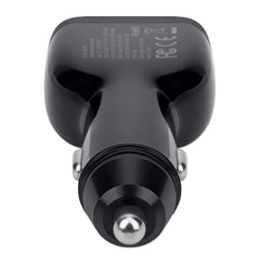 Cargador Manhattan Usb Para Auto 2 Puertos Usb-C Pd, Usb-A, 78w Total 102445