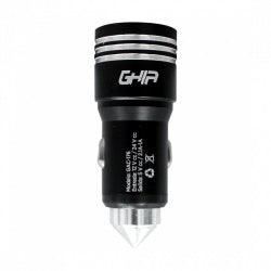 Cargador Para Auto Ghia 2 Puertos Usb
