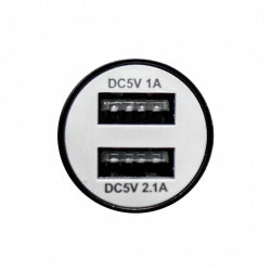Cargador Para Auto Ghia 2 Puertos Usb