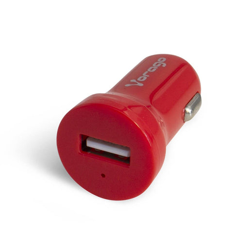Cargador Para Auto Vorago 1xusb 2.0 Color Rojo 1 Amp Au-101-Rd