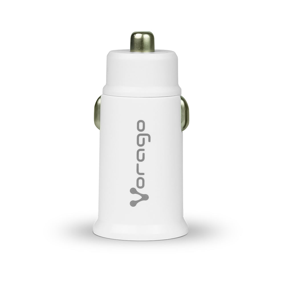 Cargador Para Auto Vorago Tipo C 20w, Usb A Carga Rapida 3.0 Au-305-Wh