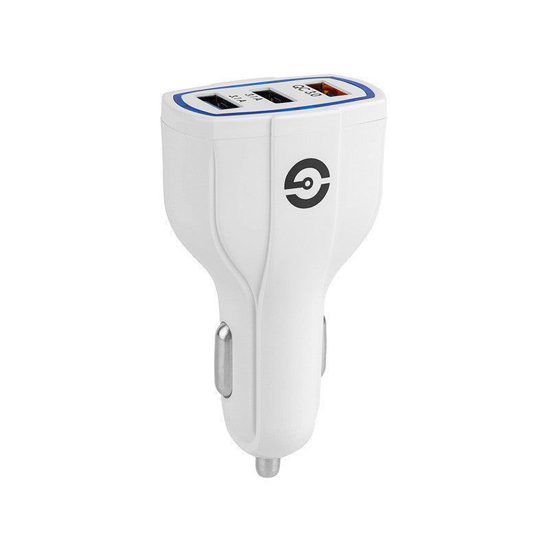 Cargador Para Coche Getttech Gcc-30fc-01 Volstok 3 Puertos Usb