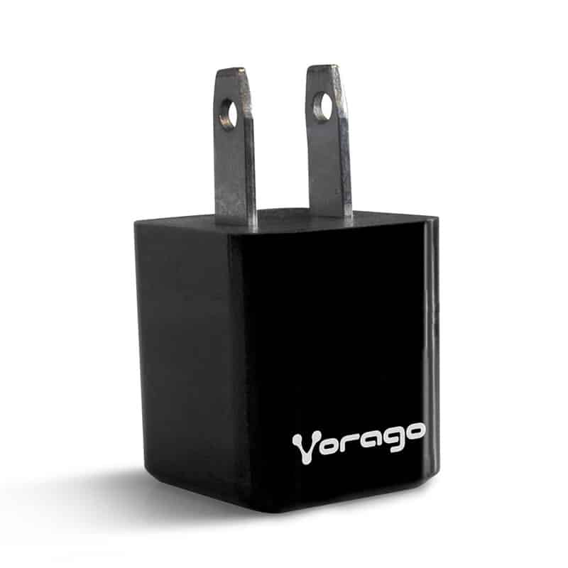 Cargador Para Pared Vorago Au-105 Con 1 Puerto Usb Negro Blister