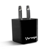 Cargador Para Pared Vorago Au-105 Con 1 Puerto Usb Negro Blister