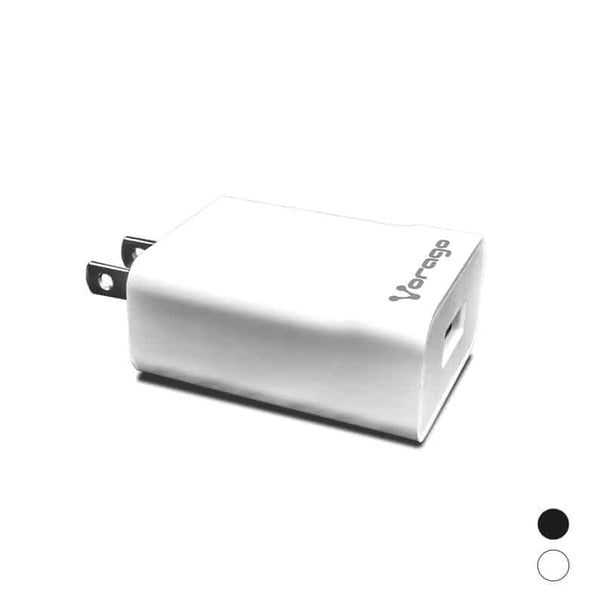 Cargador Para Pared Vorago Fast Charge 3.0a 1 Usb Blanco Au-302-Wh