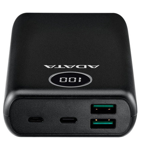 Cargador Portátil Digital Adata P20000qcd Tipo C Negro (Ap20000qcd-Dgt-Cbk)