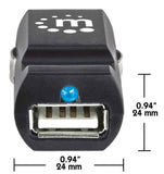 Cargador Usb Para Auto Para Celular O Tablet,  Manhattan 101714