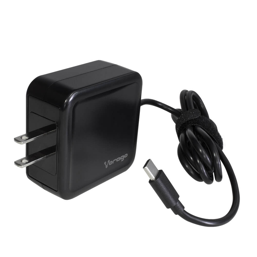 Cargador Vorago Au-501 Tipo C 45W Multidispositivos Negro
