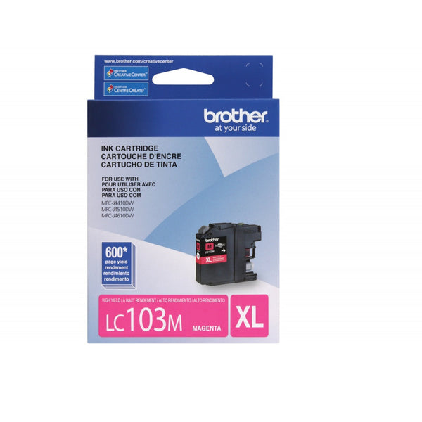 Cartucho Brother Lc103m Magenta 600 Paginas Para Mfcj870dw, Mfcj285dw