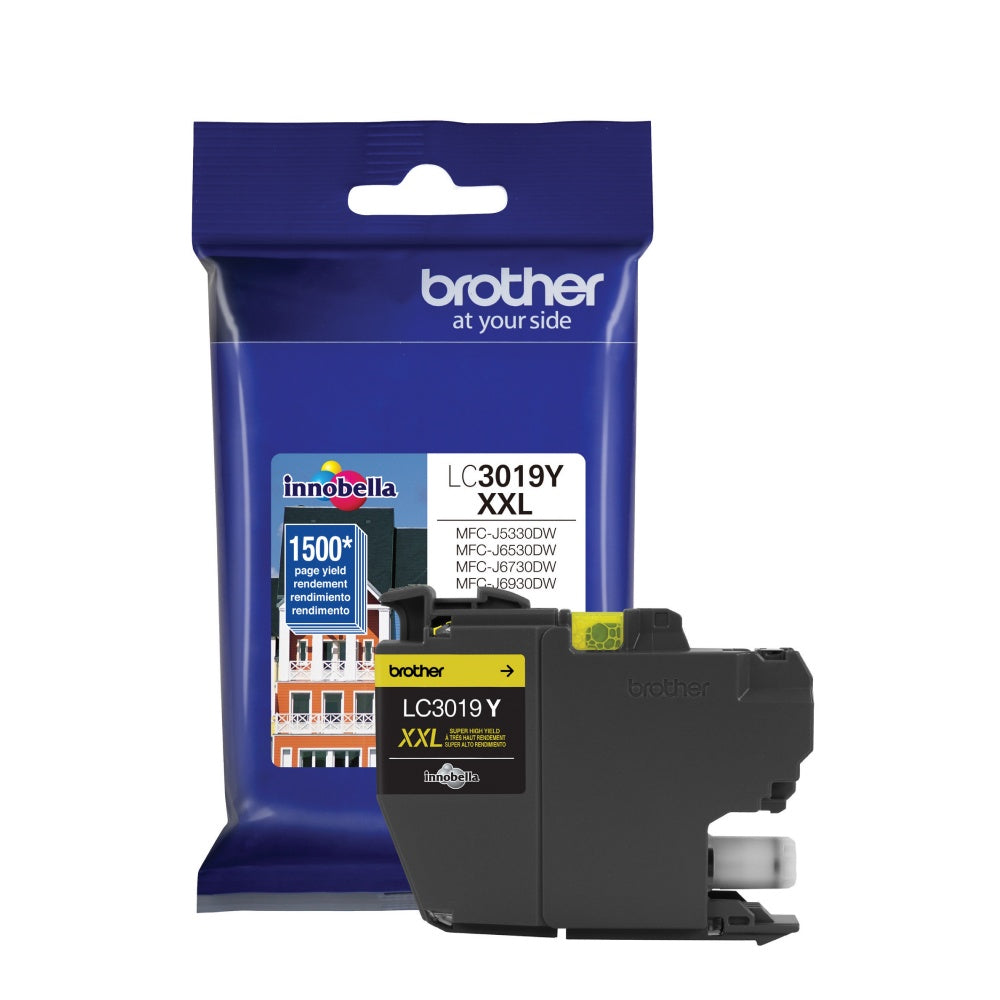 Cartucho Brother Lc3019y Amarillo 1500 Paginas Aproximado, Alto Rendimiento Para Mf