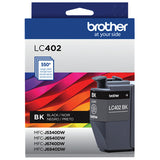 Cartucho Brother Negro Lc402bk 550 Paginas Para Mfcj6940dw
