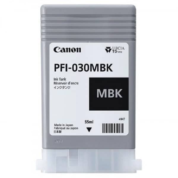 Cartucho canon pfi-030 negro mate 55ml. P/ta-20 ta-30 (3488c001aa)