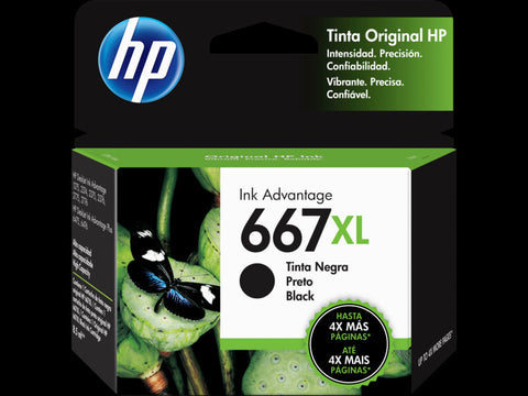 Cartucho De Alto Rendimiento Hp Advantage 667xl, Negro (3ym81al)