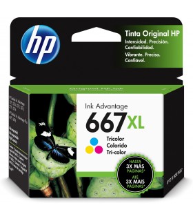 Cartucho De Alto Rendimiento Hp Advantage 667xl Tricolo(3ym80al)