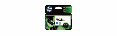 Cartucho De Tiinta De Alto Rendimiento Hp 964xl Cian (3ja54al)