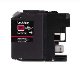 Cartucho De Tinta Brother Lc101m Magenta Rendimiento De 300 Paginas Para J870