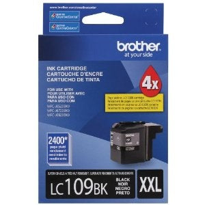 Cartucho De Tinta Brother Lc109bk Negro Alto Rendimiento 2400 Paginas Para J6