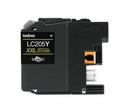 Cartucho De Tinta Brother Lc205y Amarillo Alto Rendimiento 1200 Paginas