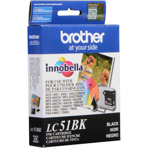 Cartucho De Tinta Brother Lc51bk Negro