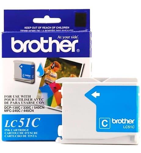 Cartucho De Tinta Brother Lc51c Cyan