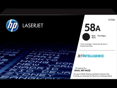 Cartucho De Toner Original Hp 58a Laserjet Negro (Cf258a)