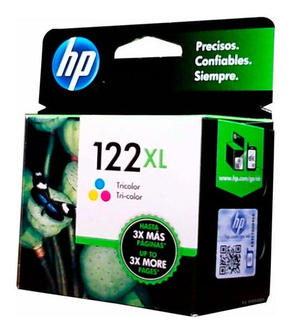 Cartucho Hp 122xl Tricolor Para Deskjet 1000, 2000, 3050 (Ch564hl)