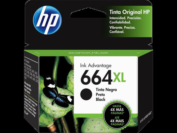 Cartucho Hp 664xl Negro Alto Rendimiento (F6v31al)