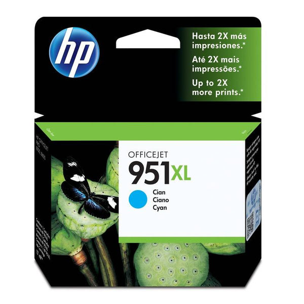 Cartucho Hp 951xl Cian Officejet Para 8600, K8600, 8600+, 8100 (Cn046al)