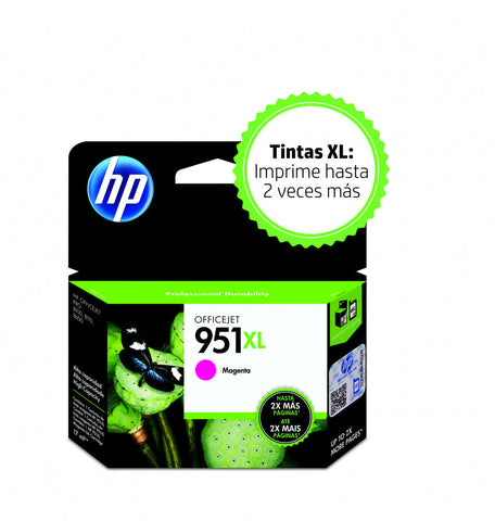 Cartucho Hp 951xl Magenta Officejet Para 8600, K8600, 8600+, 8100 (Cn047al)