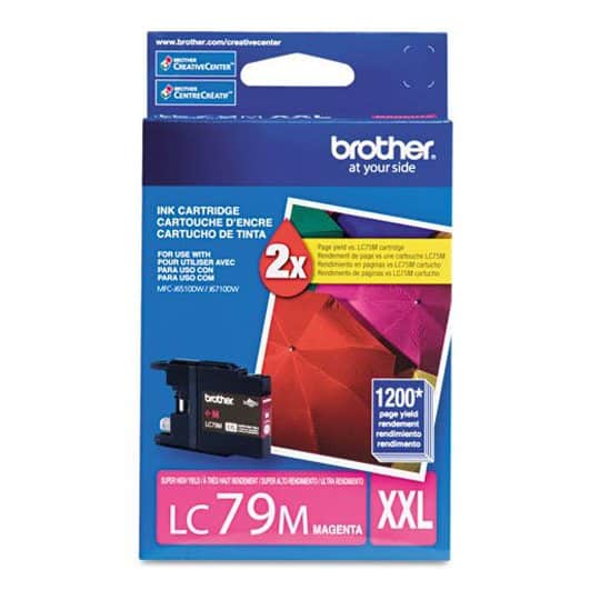 Cartucho Magenta Brother Lc79m 2,400 Paginas  Mfcj5910dw, Mfcj6510dw, Mfcj67