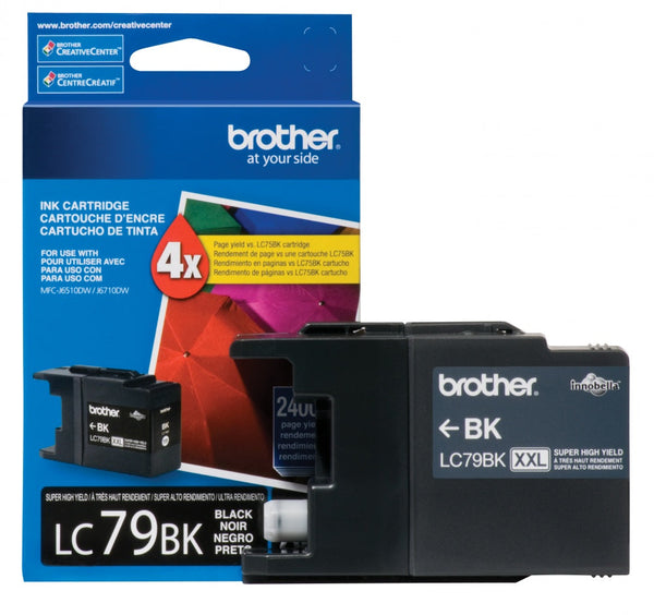 Cartucho Negro Brother Lc79bk 2,400 Paginas Mfcj5910dw, Mfcj6510dw, Mfcj671