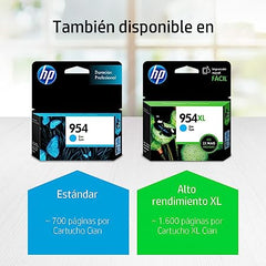 Cartucho Original De Tinta Cian Hp 954 (L0s50al)