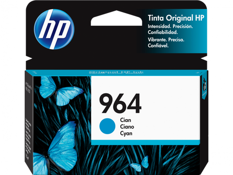 Cartucho Original De Tinta Hp 964 Cian (3ja50al)